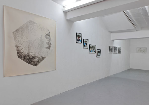 drawings, vue générale de l'exposition, Fleur Noguera, Thomas Klimowski, Tamara De Wehr