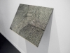 Los Efectos del Menú Filter IV, vue d’installation Galerie de Roussan, Paris, 2011, encre sur papier, structure en bois, verre, 45 x 64 cm, pièce unique