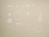 Adornos Personales, extrait de la série Los Bronceados (Ou Le Brûlé), 2011, soleil sur carton, 32 x 42 cm, pièce unique
