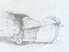 Untitled, 2020, drawing, graphite on paper, 14,8 x 21 cm, unique piece