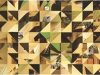 Passé composé (rouge), 2012 - 2013, collage, 21 x 30 cm, unique piece Passé composé (jaune), 2012 - 2013, collage, 21 x 30 cm, unique piece Passé composé (bleu), 2012 - 2013, collage, 21 x 30 cm, unique piece