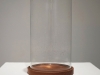 Untitled (Lourdes), 2017, glass bell, evaporated Lourdes water, 11 x 25 cm, limited editions (variable dimensions), unique piece