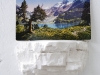 1852m, 2008, carte postale, plâtre, 15 x 20 cm, pièce unique, production Astérides, vue d’exposition  A minima, Astérides, galerie de la Friche Belle de Mai, Marseille