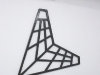 Talisman 2010, bois vernis, 123,5 x 110, 5 x 3 cm, pièce unique 