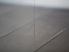 En tout point, 2011, waxed linen thread, two needles, adjustable to dimensions of space, edition of 5 + 2 AP