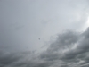 Into thin air, 2011, audio event (duration variable), 100+ gr weather ballon, helium, mp3 player, satellite phones. Terminal Convention, Cork International Airport, Eire, 2011