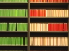 Today I turned a library of books inside out, 2008 jusqu'à présent, action / intervention dans des librairies et des bibliothèques publiques, dimensions variables