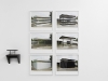 Hey Judd, 2008, white triptych, framed pigment print, 30 x 34 cm, edition of 5.