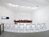 The Square Table: Public Hearing of the Recruitment Requirements for the Artist-position Goverment Official, 2013, mixt installation, performance. Presented in New Vision, New Voices, National Museum of Modern and Contemporary Art, Gwacheon, South Korea, 2013