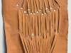 Poématique XL6, 2024, kraft paper, acrylic paint, 109 x 67 cm, unique piece