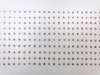 Origine, 2014, installation, fils de bobines, feuilles plastifiées,106 x 200 cm ( 220 Origine, 5 x 4 cm chacun), pièces uniques. Photo © Skyler Edwards