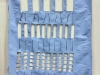 Poématique XL11.1, 2024, papier kraft, peinture acrylique, 109 x 67 cm, pièce unique