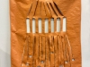 Poématique XL8.1, 2024, papier kraft, peinture acrylique, 122,5 x 66,5 cm, pièce unique