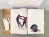 Espacentres (the positive space), 2019, artist’s book, canvas, cardboard, laser print on cotton paper, thread, 47,5 x 33 x 2,5 cm (folded book), 47,5 x 65,5 x 2,5 cm (unfolded book), edition of 5 + 2 AP. Exhibition view of eco (.....) eco (.....) eco (.......) part II, Dohyang Lee Gallery, Paris, France, 2022