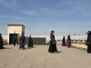 Correspondances (possible encounters of parallel lines), 2021 - 2022, performance basée sur un script, 45’ approximativement, musique de Thea Soti. Avec : Victoria Frenak, Nina Berclaz, Philippe Oudin, Ryoko, Thea Soti, Delphine Bereski, Alessandra Carosi, Violette Morisseau, Margot Nguyen, Pablo Moll de Alba. Performance au 72ème Festival Jeune Creation, Fondation Fiminco, Romainville, France, 2022. Vue de la performance au 72ème Festival Jeune Creation, Fondation Fiminco, Romainville, France, 2022. Photo © Vincent Ceraudo