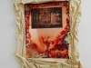 Evasion I, 2018, impression sur plaque de cuivre, oxydation, toile de coton cirée, colle à bois, tasseaux bois, environ 60 x 80 cm, pièce unique. Collection Fonds d’art contemporain – Paris Collections