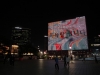Flow district, 2013, projet en collaboration avec Jihee Kim, projection sur la Media Facade of Seoul Square, Seoul, Corée du Sud