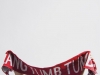 ZANG TUMB TUMB, 2016,  supporters scarves, 20 x 140 cm, 100 pieces, unique pieces. Photo © Wolfgang Natlacen 
