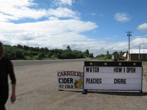 Chloé Dugit-Gros, Peaches 2010, image extraite de la vidéo, vidéo couleur, 1′ 05 '' , édition de 3