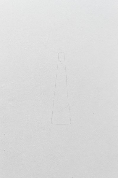 Le retroperspectief, 2013, crayon noir, série de 5 dessins muraux, dimensions variables