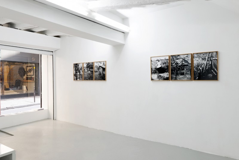 FAMILLE VIVAS - Cabuyaro 2015 - tryptique, positif noir et blanc de photographies sténopées, 42 x 52 x 3 cm avec cadre chaque pièce Edition de 5 + 2 EA