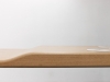 This object, or this table, should be considered more like a sculptural object, 2012, bois de chêne, métal, pierre naturelle, pièce unique photo © Aurélien Mole