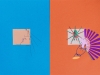 #10, 2020, gouache sur papier couleur, cadre, 32 x 45 cm (sans cadre), pièce unique