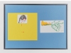 #11, 2020, gouache sur papier couleur, cadre, 32 x 45 cm (sans cadre), pièce unique