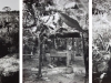 Estenopeicas rurales, Famille Vivas - Cabuyaro, 2015, tryptique, photographies sténopées, noir et blanc, 42 x 52 x 3 cm avec cadre chaque pièce, édition de 5 + 2 EA
