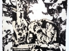 Spleen 75, 2021, caoutchouc glycéré, acrylique, toile, 118 x 137 cm, pièce unique. Vue de l’exposition Spleen le Maudit, Galerie Dohyang Lee, Paris, France